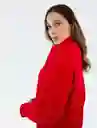 Suéter Para Mujer Trenzado Tejido Con Cremallera - The Narrow