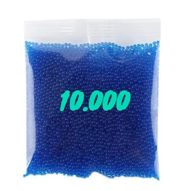 Bolitas De Hidrogel Repuesto X10.000 Unidades Color Azúl