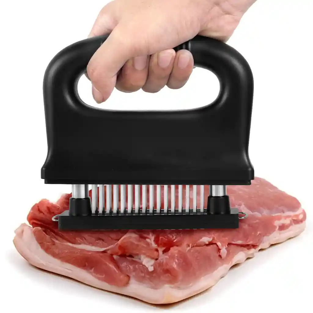 Ablandador Carne Cortador 48 Cuchillas Filetes Cuchillo En Acero Carnes Asados Bbq Tenderizer