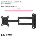Soporte Móvil Para Monitor Pc Tv 13 14 17 19 21 24 27" Ref 211