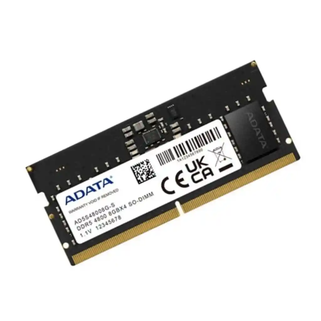 Memoria Ram Adata Ddr5 8gb 4800mhz Para Portátil 1 Módulo