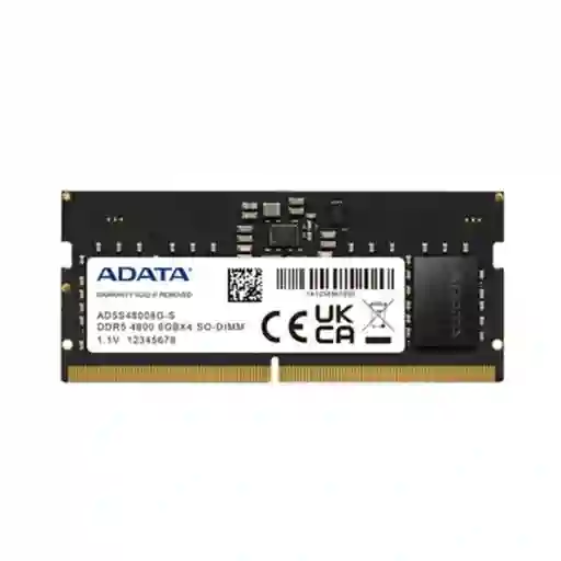 Memoria Ram Adata Ddr5 8gb 4800mhz Para Portátil 1 Módulo