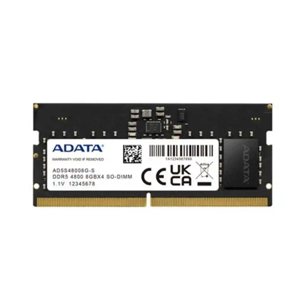 Memoria Ram Adata Ddr5 8gb 4800mhz Para Portátil 1 Módulo
