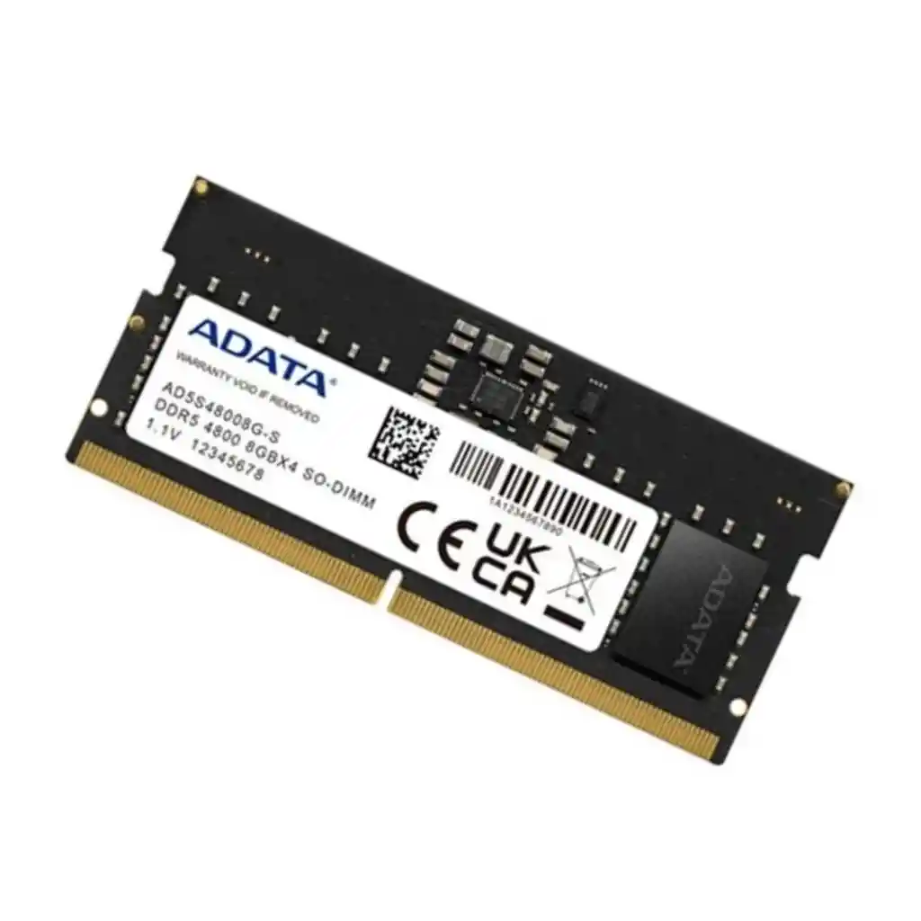 Memoria Ram Adata Ddr5 8gb 4800mhz Para Portátil 1 Módulo