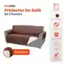 Protector De Sofá De 3 Puestos Doble Cara Semi Impermeable