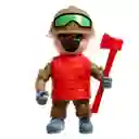 Figura Bombero Juguete Con Accesorios Herramientas Niños