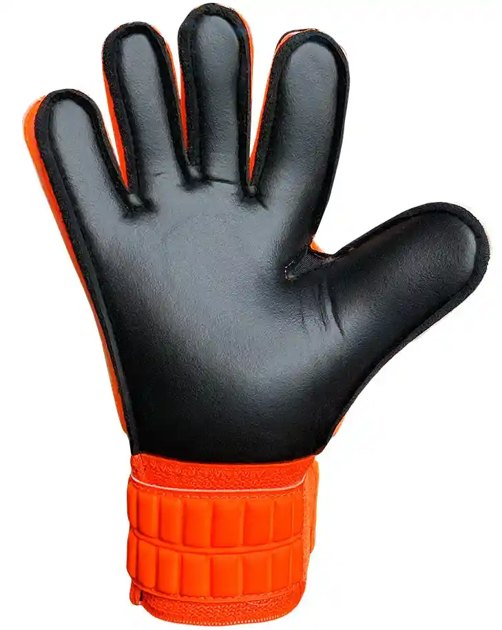 Guantes De Niño Fútbol Buffon Spider Competencia - Talla: 4 / Naranja - Negro
