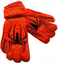 Guantes De Niño Fútbol Buffon Spider Competencia - Talla: 4 / Naranja - Negro