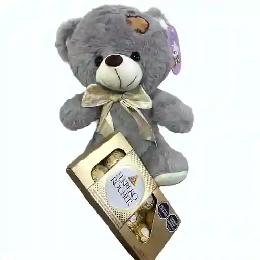 Peluche Oso Gris