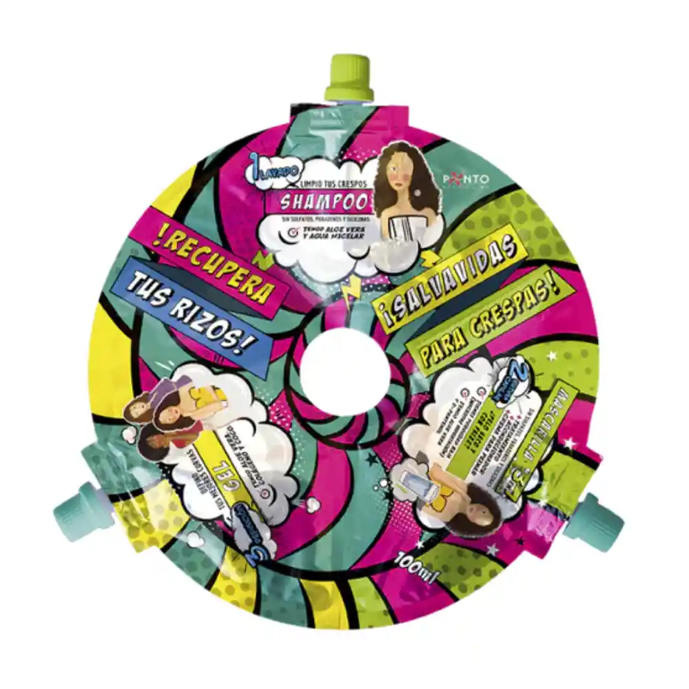 Salvavidas Para Crespas Shampoo, Tratamiento
