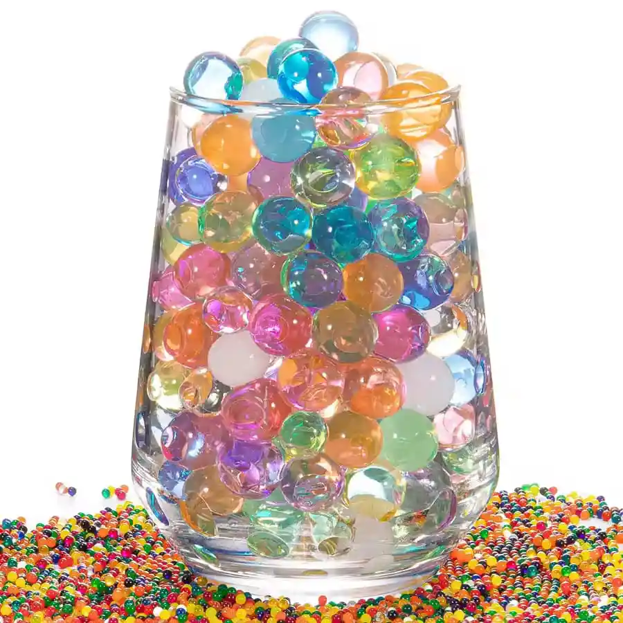 Bolitas De Hidrogel Multicolor X50.000 Unidades Decorativas