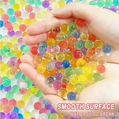 Bolitas De Hidrogel Multicolor X50.000 Unidades Decorativas