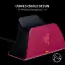 Razer Quick Charging Stand, Base Carga Rápida Mando Ps5, Rojo