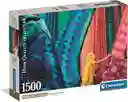 Rompecabezas 1500 Piezas Telas Coloridas De La India Clementoni