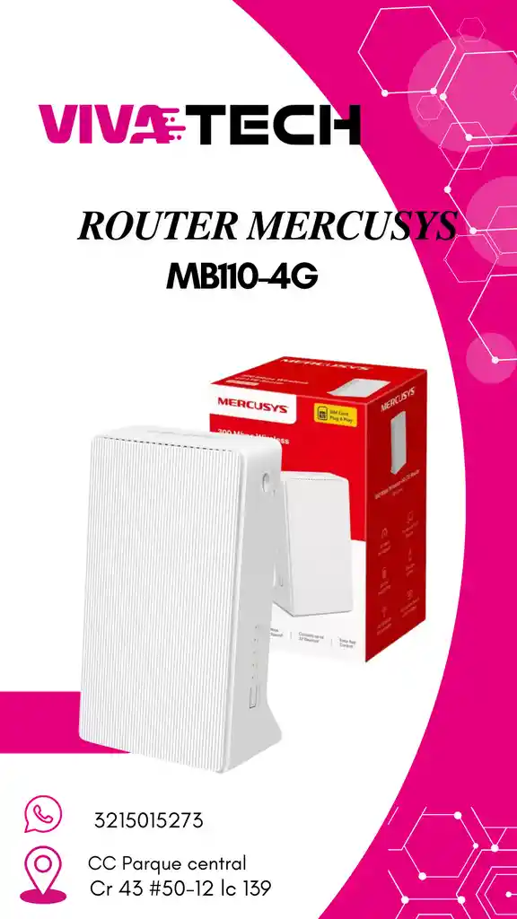 Router Mercusys Bm110 4g Sim Card