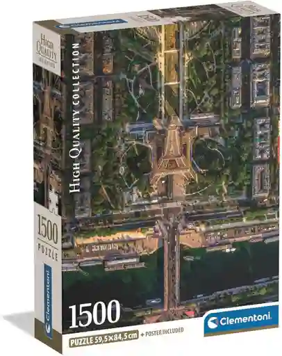 Rompecabezas 1500 Piezas Torre Eiffel París Clementoni