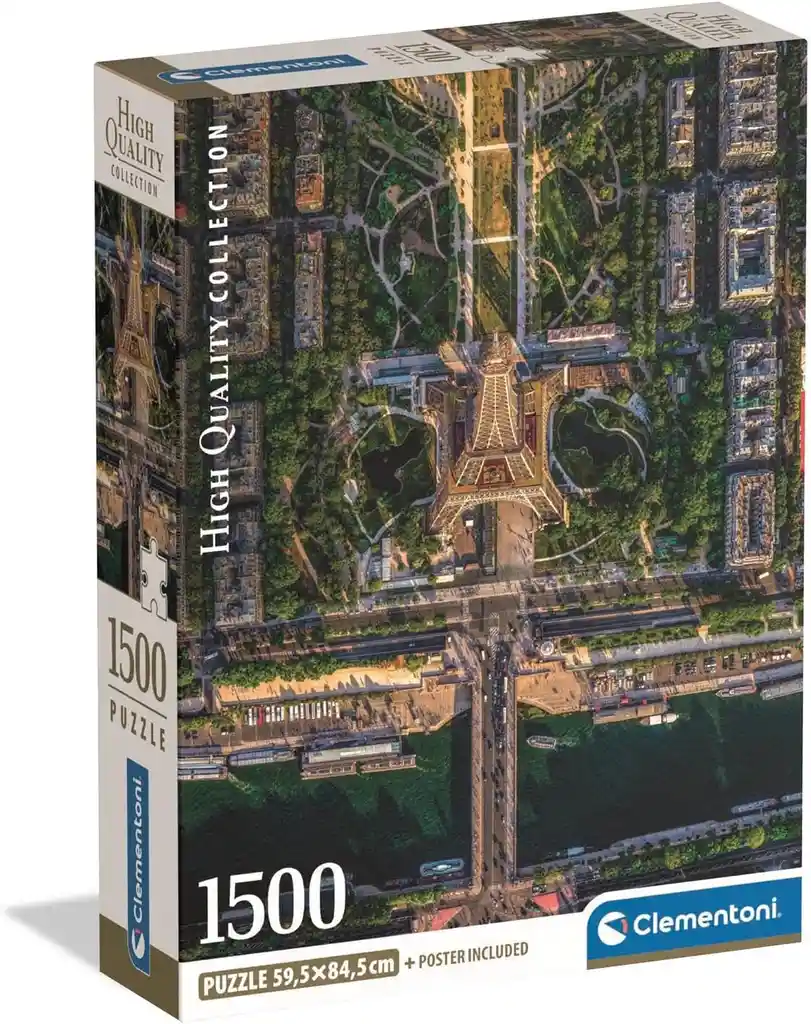 Rompecabezas 1500 Piezas Torre Eiffel París Clementoni