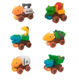 Carro Camion Construccion Dinosaurio Armable Juguete Niño