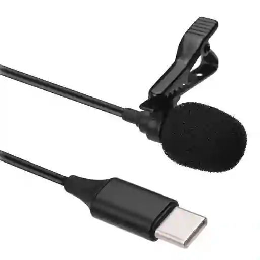 Micrófono Solapa Tipoc Para Celular Pc Lapto