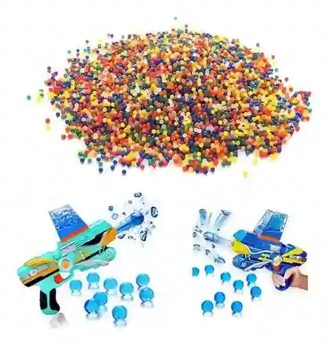 Bolitas De Gel Para Pistolas De Juguete Y Decoración X5.000 Unidades