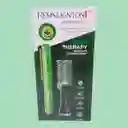 Combo Plancha De Cabello + Cepillo Secador Linea Aguacate