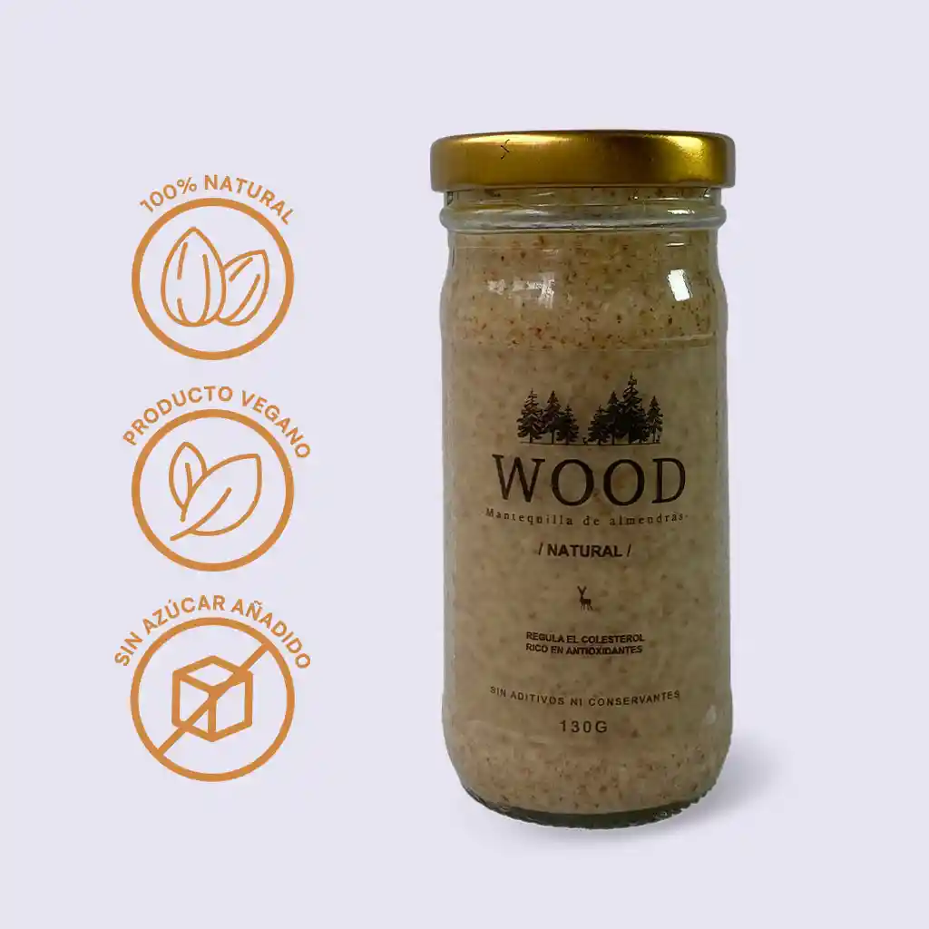 Crema De Almendras Natural 130g