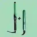 Combo Plancha De Cabello + Pinza Rizadora Linea Aguacate