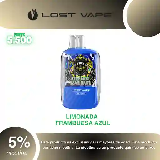 Lost Vape Ob 5.000 Pufs, Biue Razz Lemonade 5%