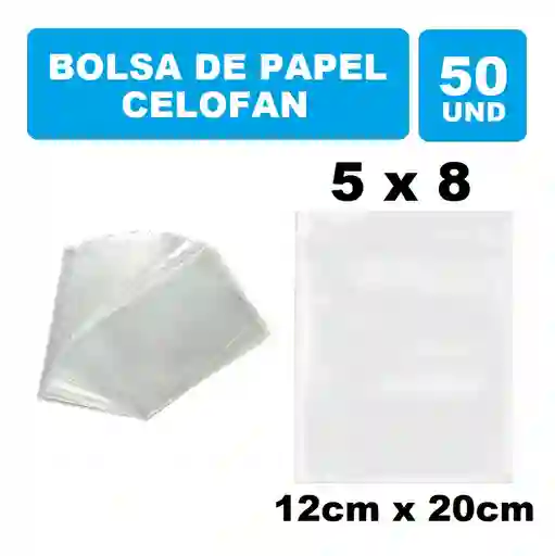 Bolsa Celofán 5x8 Por 50und