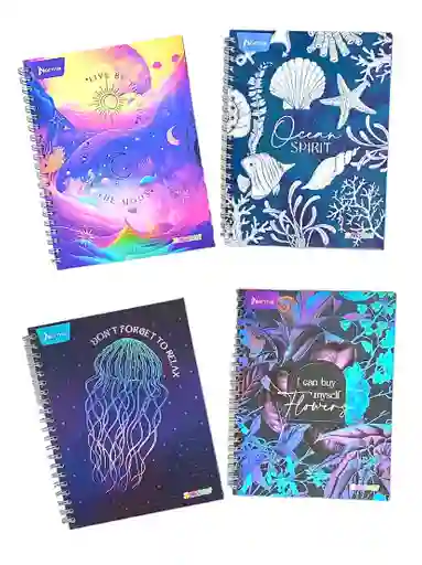 Cuaderno Argollado Pasta Dura 80 Hojas Cuadriculado Norma