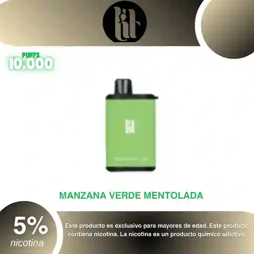 Lit Vap3 10.000 Pufs, Green Apple Ice 5%