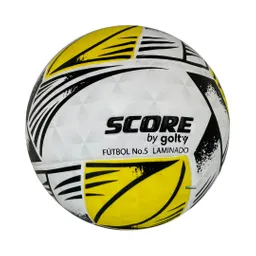 Balón De Fútbol #5 Score By Golty Tribal Laminado/ Amarillo
