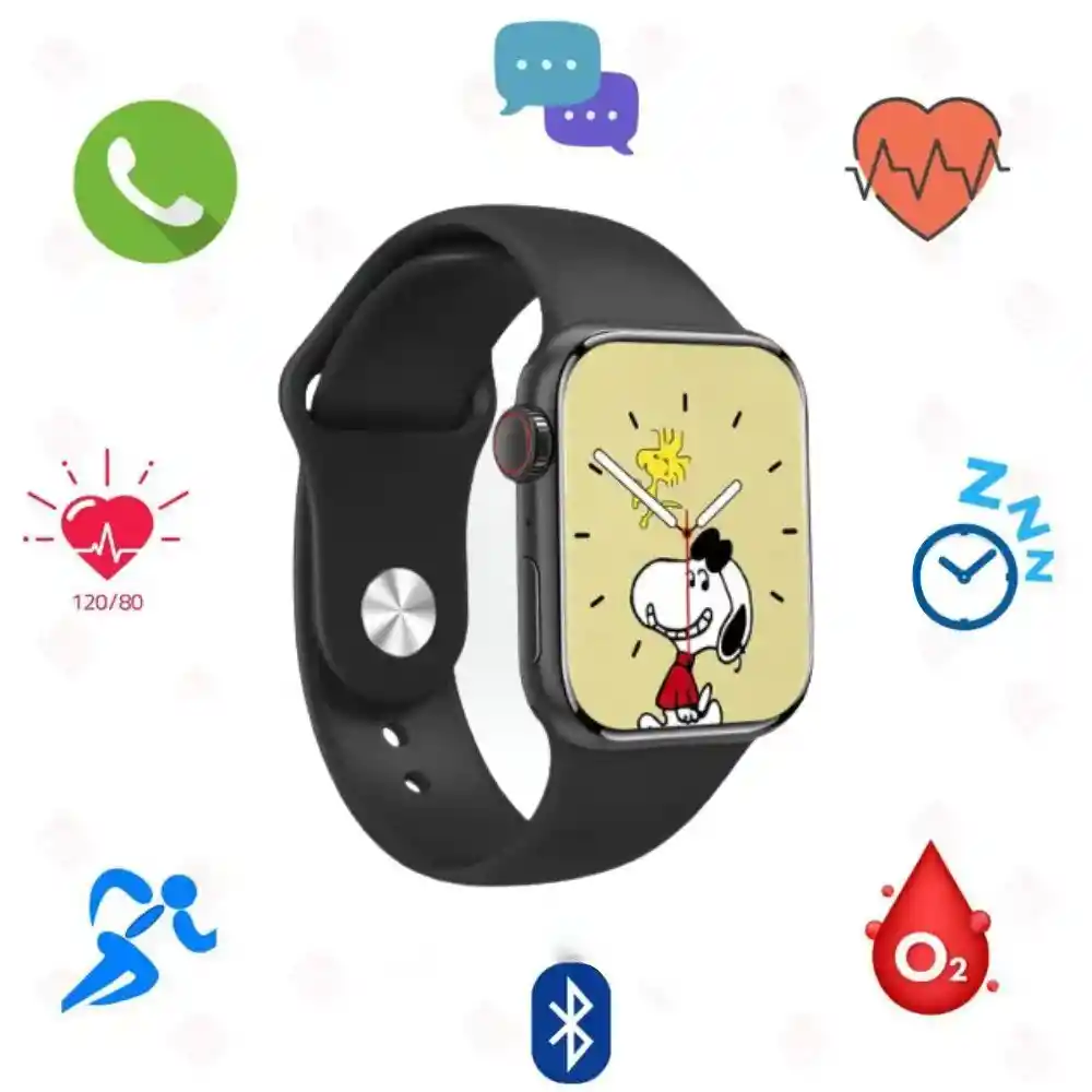 Reloj Inteligente Smartwatch Bluetooth Mobulaa Iw10 Mini Negro 41mm