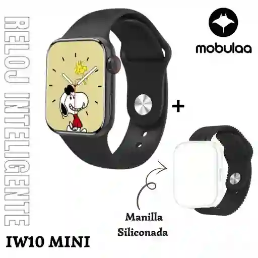 Reloj Inteligente Smartwatch Bluetooth Mobulaa Iw10 Mini Negro 41mm