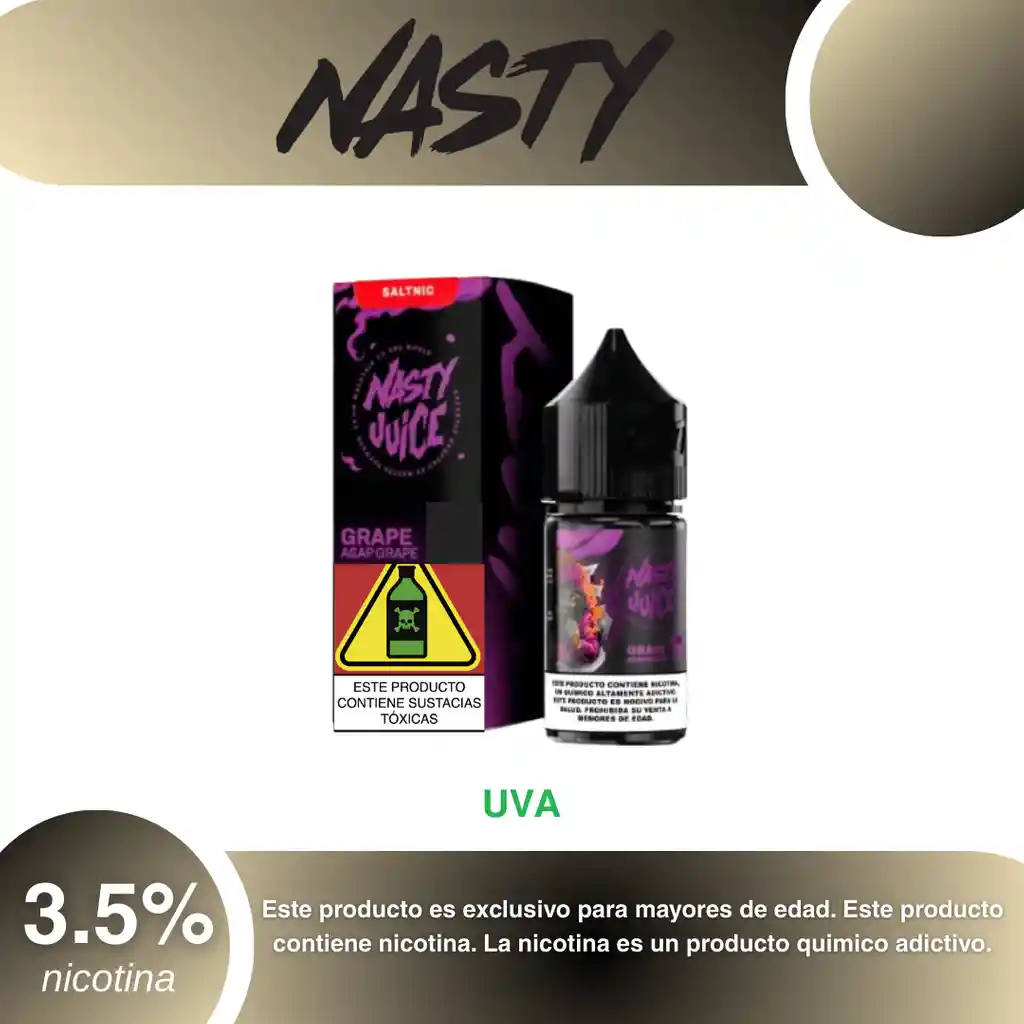 Nasty Juice 30 Ml Grape 3.5%
