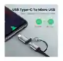 Adaptador Usb Tipo C Macho A Micro Usb Hembra Ugreen Llavero