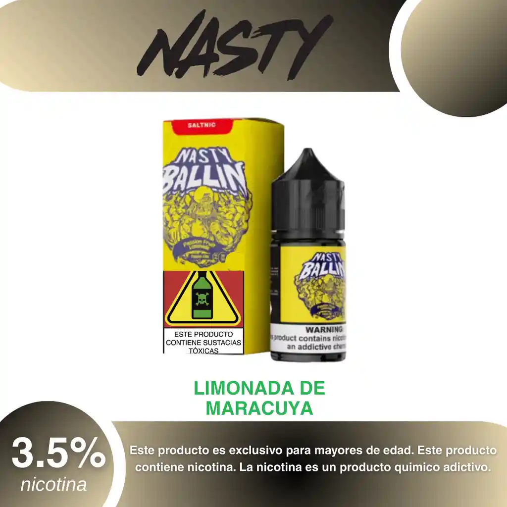 Nasty Juice 30 Ml Passion Fruit Lemonade 3.5%