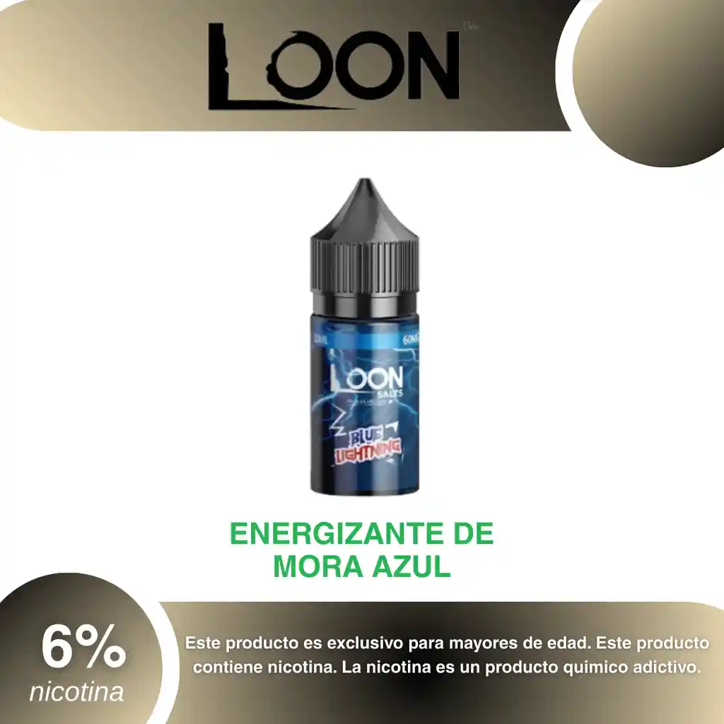 Loon Salt Blue Lightning 30 Ml, 6%