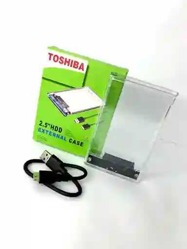 Caja Externa Disco Duro 2.5” 💾 Usb 3.0 Transparente | Rápida & Portátil