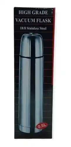 Termo Para Bebidas Calientes Bala Metalico 0.5 Litros