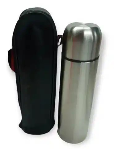Termo Para Bebidas Calientes Bala Metalico 0.5 Litros