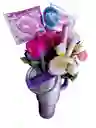 Regalo Detalle Obsequio Feliz Cumpleñaos Vaso Termico Brillante Ancheta Flores