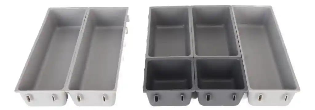Organizador De Bandejas Y Cajones Para Cubiertos Plástico