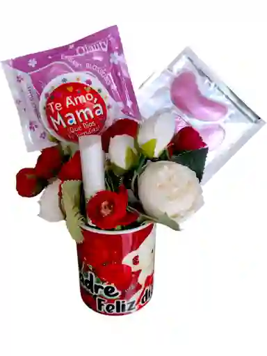Mug Tazas Regalo Detalle Obsequio Dia De La Madre Mama Ancheta Flores