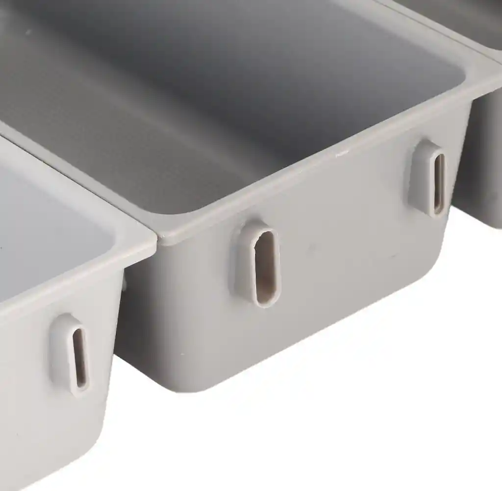 Organizador De Bandejas Y Cajones Para Cubiertos Plástico