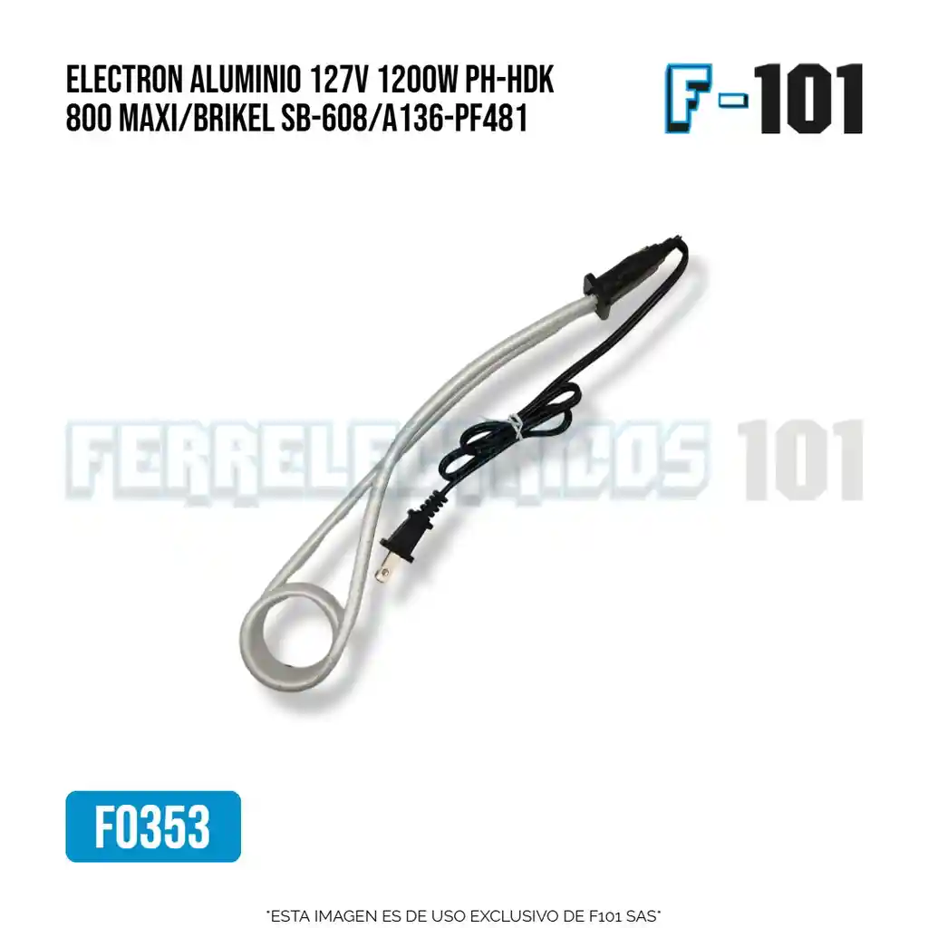 Electron Aluminio 127v 1200w