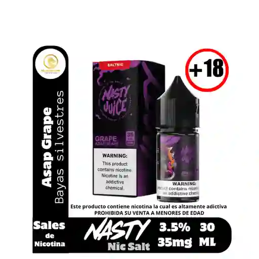 Asap Grape Salt Nic 3.5%