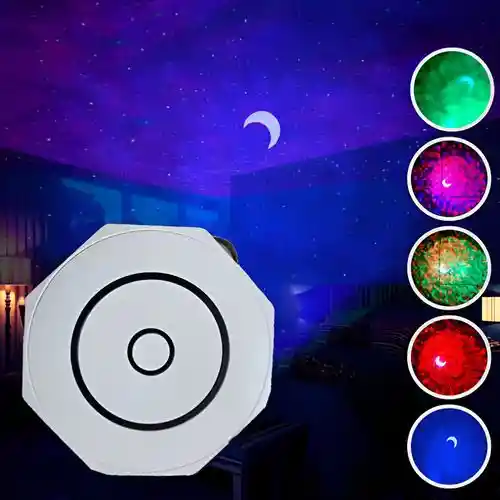 Proyector Galaxia Led Octagonal Bluetooth Seisa Xl-818c