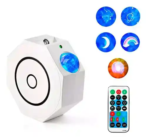 Proyector Galaxia Led Octagonal Bluetooth Seisa Xl-818c