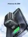 Cargador Dual De Pared Cc230 Usams Carga Rápida 30w Negro
